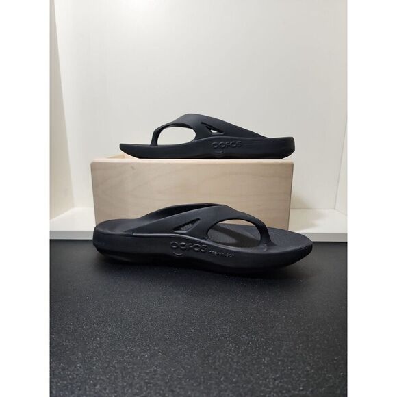 OOFOS OOlala Luxe Recovery Sandals Size 7 - Picture 5 of 5